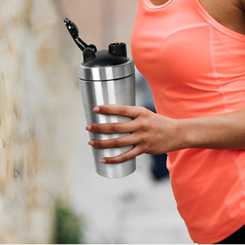 Gourde-Shaker-Harmonie-Tasse-Gourde-Sport-Argent-pour-Boisson