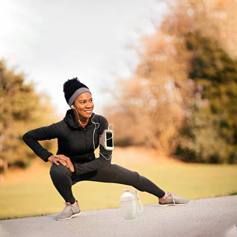 Gourde-Shaker-Vibrance-Solide-Blanc-Sport-Fitness