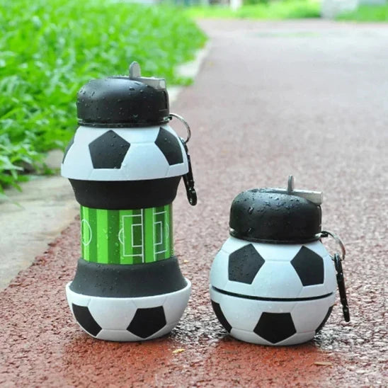 Gourde-Sport-Pliable-Noire-Blanc