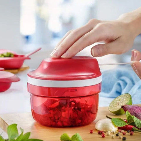 Hachoir-à-viande-Mixeur-Plus-Solide-et-Confortable-Rouge-pour-Découper-les-Légumes