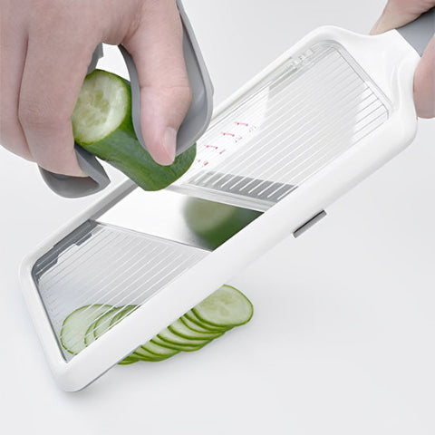 Mandoline-Cuisine-Coupe-Légume-Blanc-Transparent-pour-Trancheuse-de Légumes