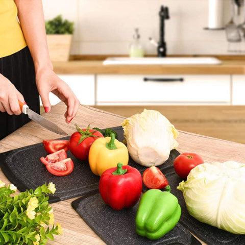 Planche-à-Découper-Tagliere-Noir-Planche-à-Découper-les-Aliments