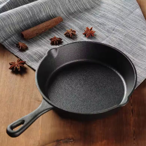 Poêle-en-fonte-Padela-Noir-Poêle-de-cuisine-en-Fer-Forgé