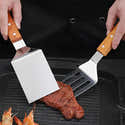 Spatules Ustensiles De Cuisine Pour La Cuisine Spatule De Cuisine Antiadhesive Manche Long Evider Multifonctionnel En Acier Inoxydable Spatule A Poisson Pelle 87204775 - 9