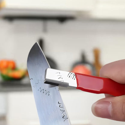 Aiguiseur-de-Couteaux-Vif-Rouge-Lames-délicates