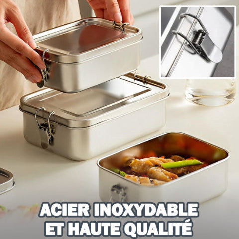 Boite-à-Lunch-Food-Box-Boite-en-Acier-Polyvalent-pour-Salade-et-Légumes