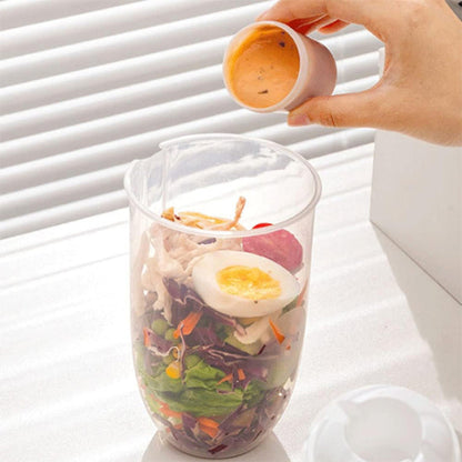 Boite-à-Repas-Isotherme-Lunch-Box-Blanc-Récipient-de-vinaigrette-à-salade
