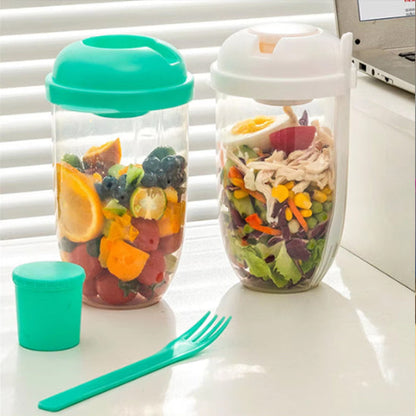 Boite-à-Repas-Isotherme-Lunch-Box-Blanc-Récipient-de-vinaigrette-à-Légumes