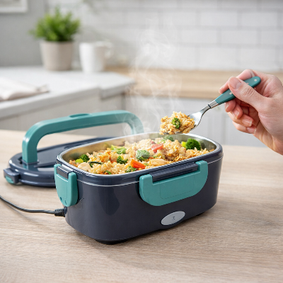 Boite-repas-chauffante-Lunch-box-chauffante-bac-acier-inoxydable-lunch-box-electrique