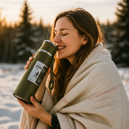 Bouteille-Isotherme-1L-Thermos-accessoire-voyage-vert-conservation-froid-bouteille-de-sport