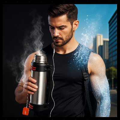 Bouteille-Isotherme-Botle-bouteille-thermos-Sport-acier-inoxydable-304