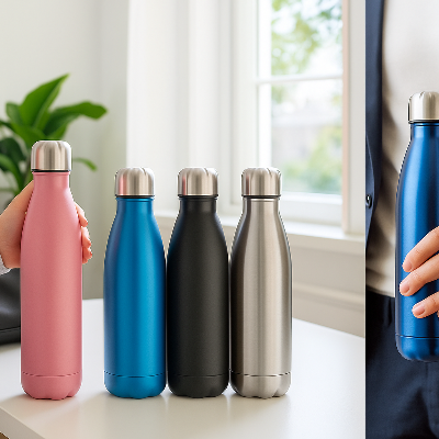 Bouteille-Isotherme-Confort-Thermique-Polyvalent-isolation-thermique-rose-bleu-noir-argent