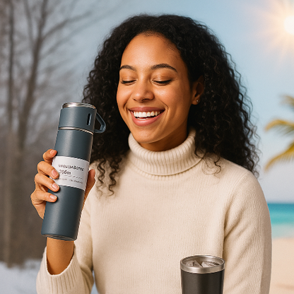 Bouteille-Thermos-Cafe-tasse-de-voyage