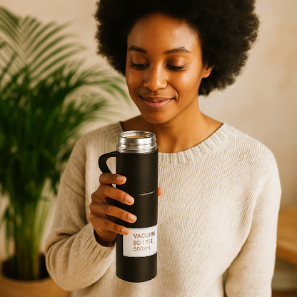 Bouteille-Thermos-bouteille-en-acier-inoxydable-noir-durable