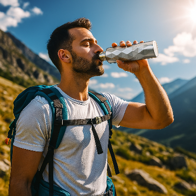 Bouteille-d-eau-Losange-en-acier-inoxydable-Bouteille-de-sport-Réutilisable