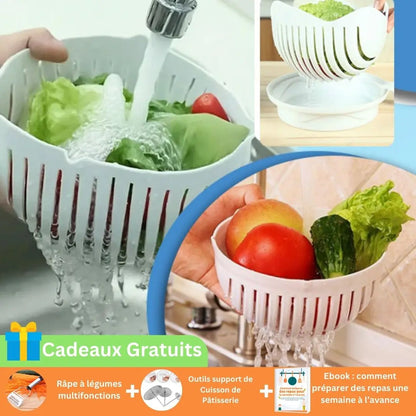 BolHach™-Saladier hachoir à légumes naad
