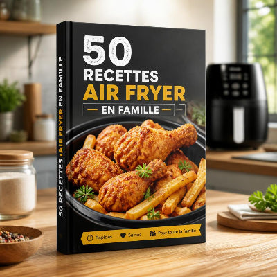 Guide numérique : 50 Recettes Air Fryer en Famille