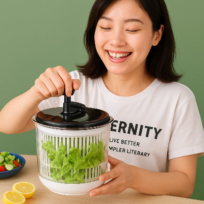 Essoreuse-a-Salade-Mini-Blanc-Compacte