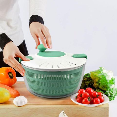 Essoreuse-à-Salade-Pliable-Biomax-Vert-Clair-Pour-Légumes-Tomate