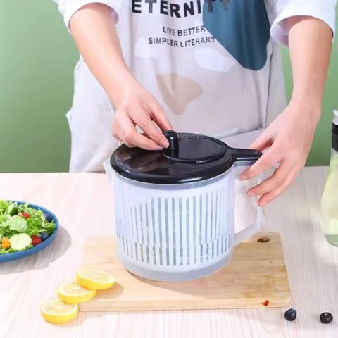 Essoreuse-à-Salade-Pliable-Mini-Blanche-Pour-Légumes