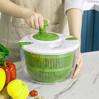 Essoreuse-à-Salade-Pro-Blanc-Vert-Pour-Blanc