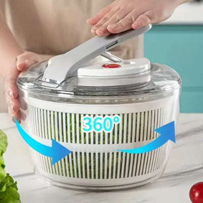 Essoreuse-à-Salade-Ultra-Couleur-Blanche-Essoreuse-à-Salade-Ultra-Blanche-Pour-Fruits-Légumes-essoreuse-salade-ultra-piston-5l-vue-principale.