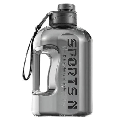 Gourde-Bidon-Galon-rose-bouteille-de-sport-argent