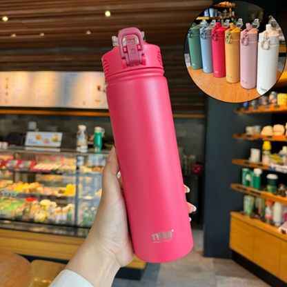 Gourde-Inox-Enfant-Ado-Rose
