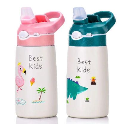 Gourde-Inox-Enfant-Goodies-Vert