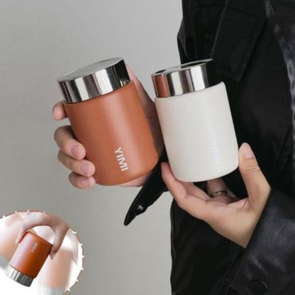 Gourde-Inox-Enfant-Mini-Gourde-Brun-Blanc