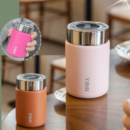 Gourde-Inox-Enfant-Mini-Gourde-Marron-Rose