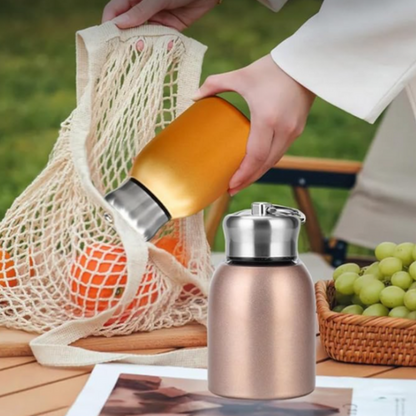 Gourde-Iso-Mini-Tasse-Rose-Or-Orange