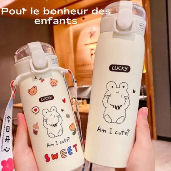 Gourde-Isotherme-Enfant-Hello-Kitty-Blanc