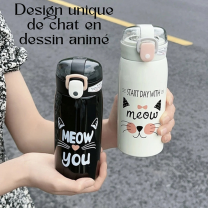 Gourde-Isotherme-Enfant-Miaouh-Noir