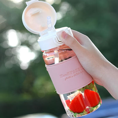 Gourde-Plastique-Mini-Rose-Clair