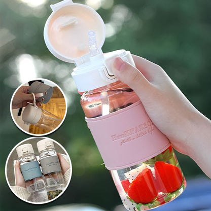 Gourde-Plastique-Mini-Rose
