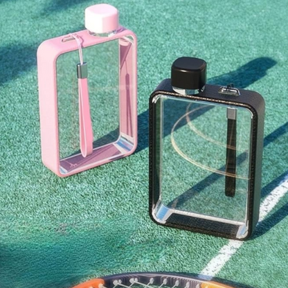 Gourde-Plastique-Plate
