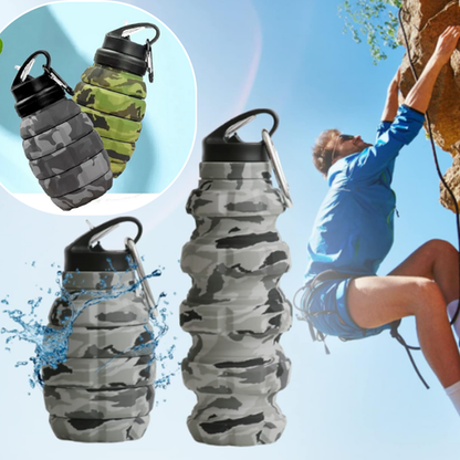 Gourde-Pliable-Grenade-Gris