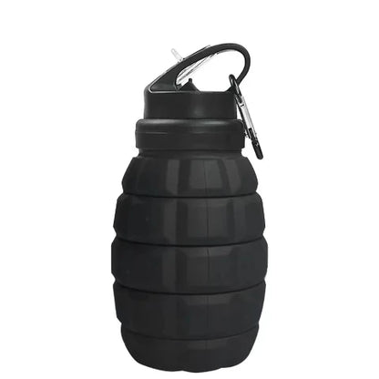 Gourde-Pliable-Grenade-Noir