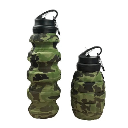 Gourde-Pliable-Grenade-Verte