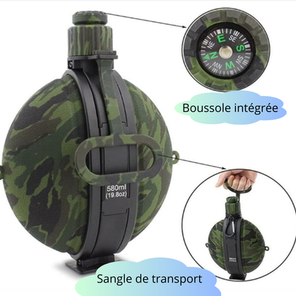 Gourde-Pliable-Militaire-Verte