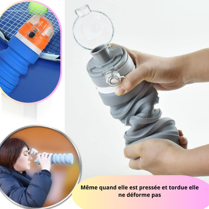 Gourde-Pliable-Ornoble-Bleu