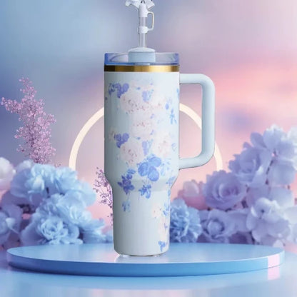 Gourde-Tasse-Isotherme-Ofrenda-Bleue