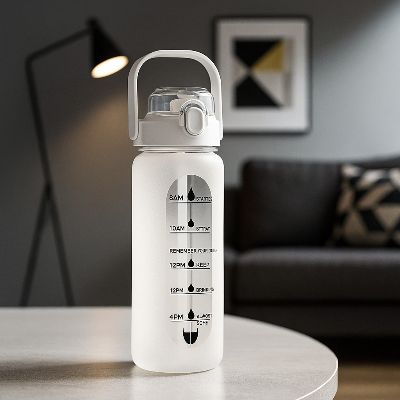 Bouteille-paille-Gourde-Étanche-Blanche