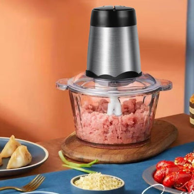 Hachoir-electrique-Cuisine-Express-Decoupe-legumes-hachoir-express-Robot-culinaire-Moteur-puissant