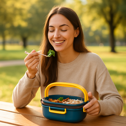 Lunch-box-SnapMiam-boite-repas-sans-BPA-vert
