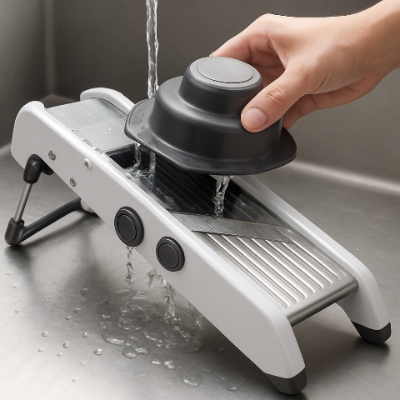 trancheuse-legumes-Mandoline-de-Cuisine-ProSlice-Blanc-facile-a-nettoyer