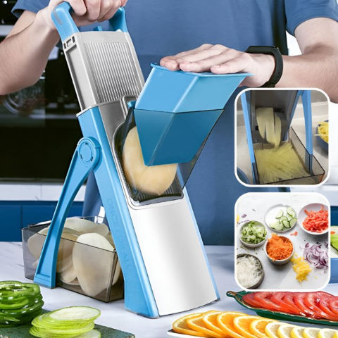 Mandoline-de-cuisine-Slice-Cut-Bleu