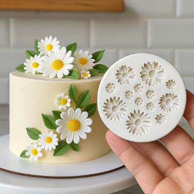 Moule-silicone-marguerite-Moule-fleur-3D-Moule-silicone-cake-design-Moule-fimo-fleur-realiste-Moule-pate-a-sucre-fleur