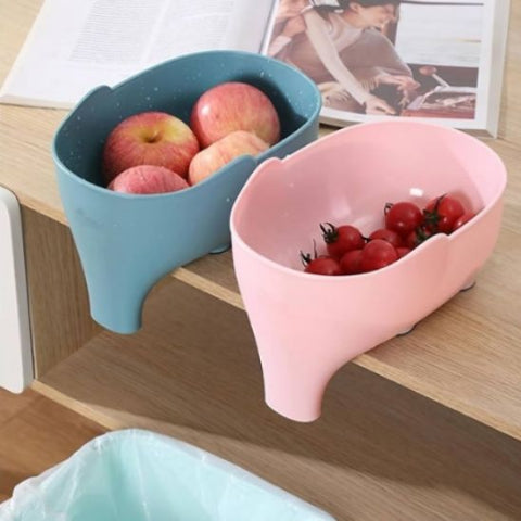 Passoire-Egouttoir-Filtromi-Passoire-panier-de-vidange-rose-bleue